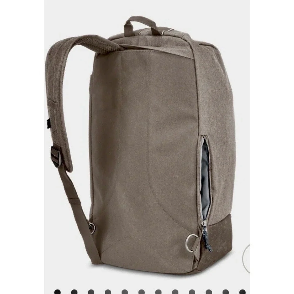 The Skyway Luggage Co. Rainier Compact Duffel Backpack Beige NWT